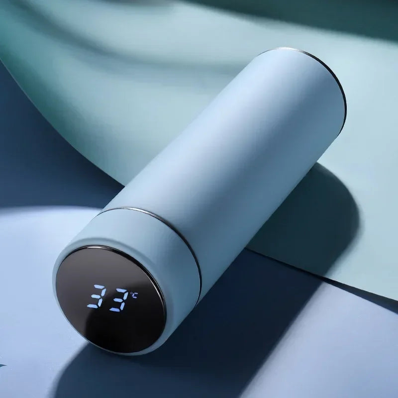500ML Temperature Display Thermos Cup Stainless or Steel Divided Thermos Bottle Outdoor Vacuum Insulated Cup Father's Day Gift
