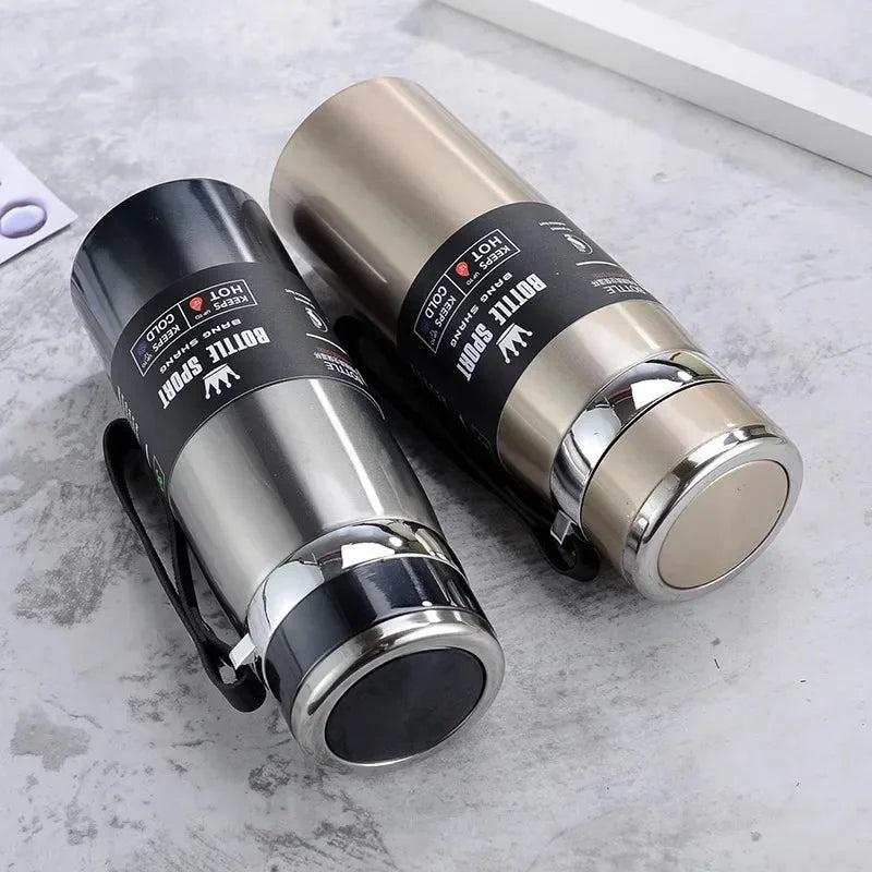 1L Thermal Water Bottle Keep Cold and Hot Water Bottle Thermos for Coffee Tea Vacuum Flasks Stainless Steel Thermos Bottle gifts